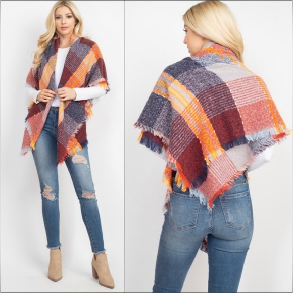 4️⃣1️⃣Fall plaid blanket scarfs are here! - Picture 2 of 2